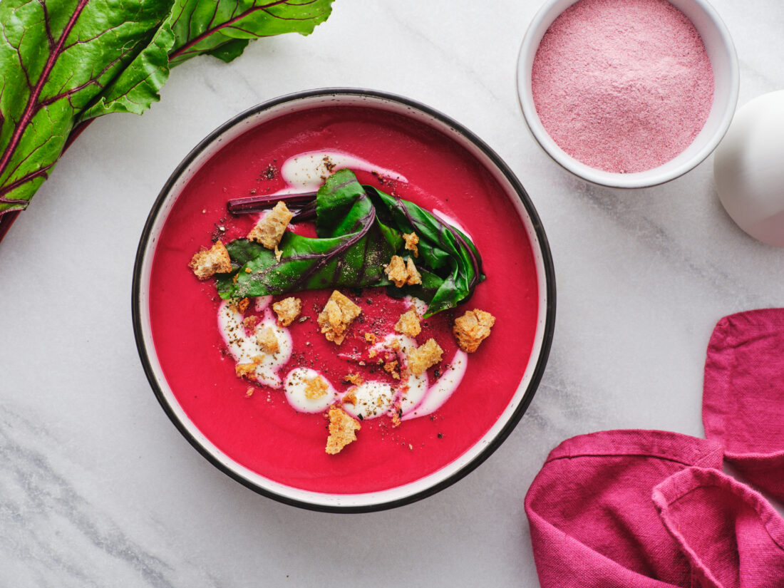 BEETROOT & CARROT SOUP WITH RYE BREAD CROUTONS The Latest
